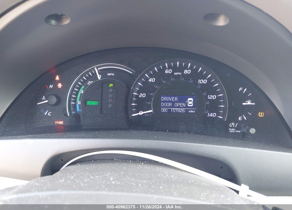 2011 TOYOTA CAMRY HYBRID VIN: 4T1BB3EK7BU133635