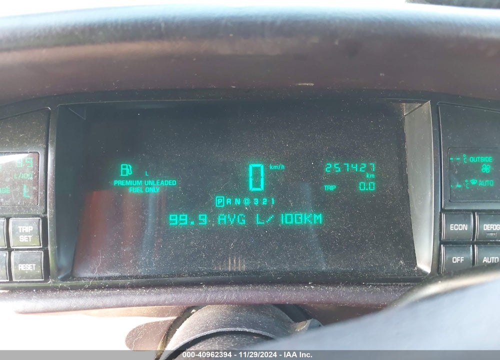 1995 CADILLAC DEVILLE VIN: 1G6KD52B6SU207077