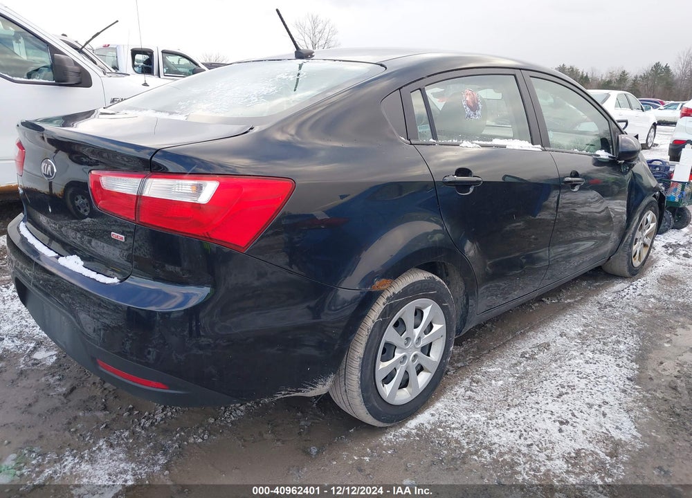 2013 KIA RIO LX VIN: KNADM4A30D6240400