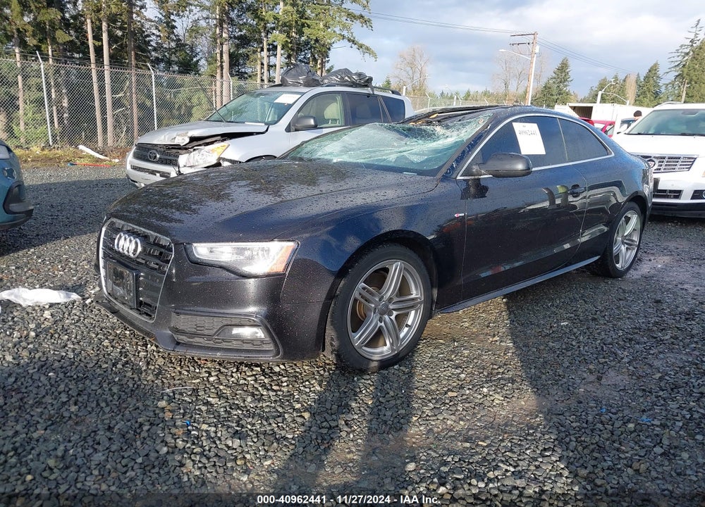 2013 AUDI A5 2.0T PREMIUM VIN: WAUWFAFR6DA021534