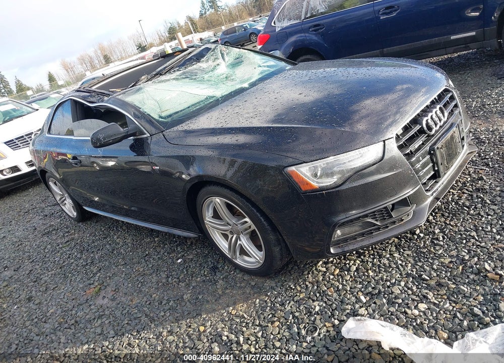 2013 AUDI A5 2.0T PREMIUM VIN: WAUWFAFR6DA021534