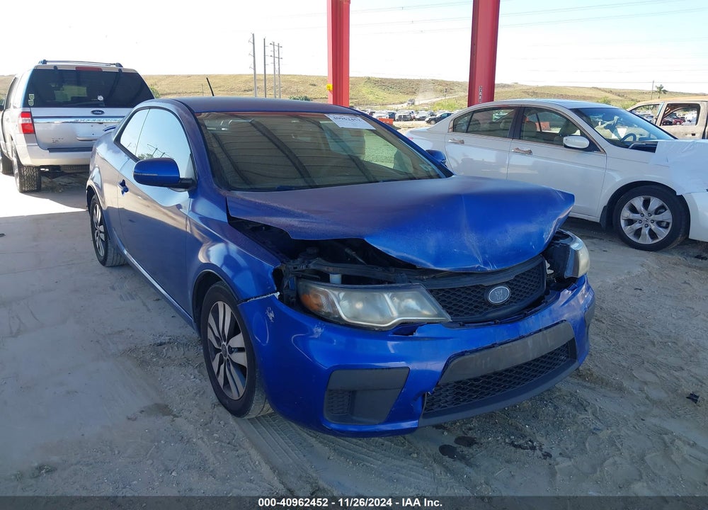 2013 KIA FORTE KOUP EX VIN: KNAFU6A25D5686852