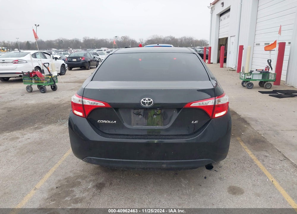 2016 TOYOTA COROLLA LE VIN: 2T1BURHE1GC496153