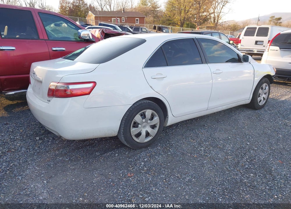 2007 TOYOTA CAMRY LE VIN: JTNBE46K073078924