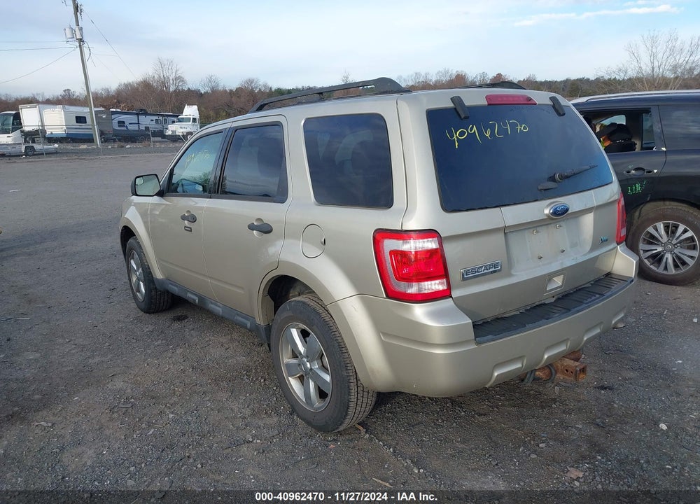 2011 FORD ESCAPE XLT VIN: 1FMCU9DG3BKA91460