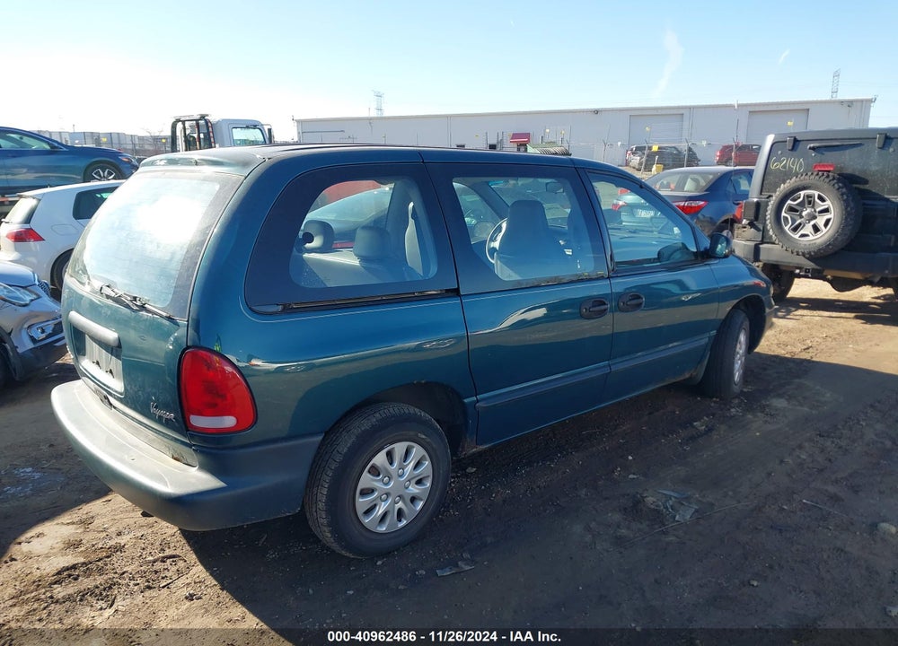 2000 CHRYSLER VOYAGER VIN: 2C4FJ25B7YR898904