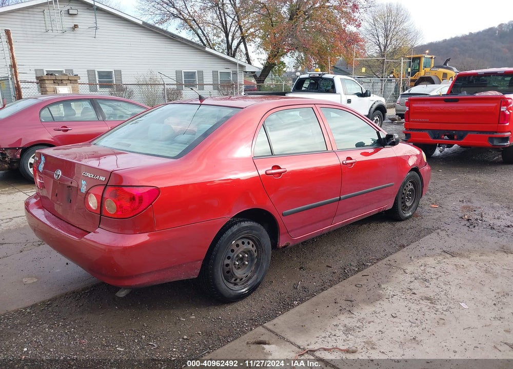2007 TOYOTA COROLLA CE VIN: JTDBR32E170128850