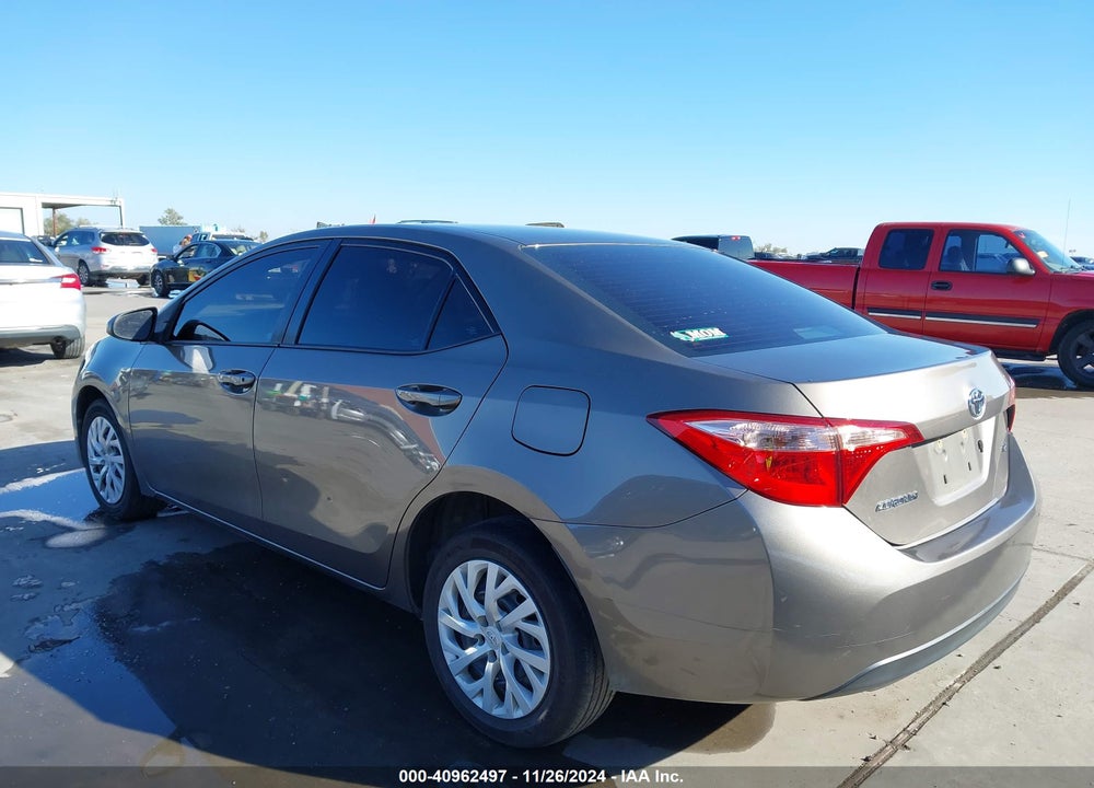 2017 TOYOTA COROLLA LE VIN: 2T1BURHE1HC750929