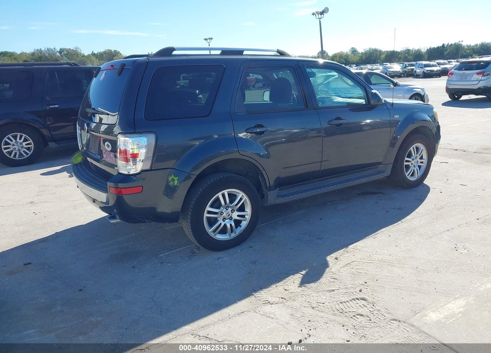 2009 MERCURY MARINER PREMIER VIN: 4M2CU87719KJ16256