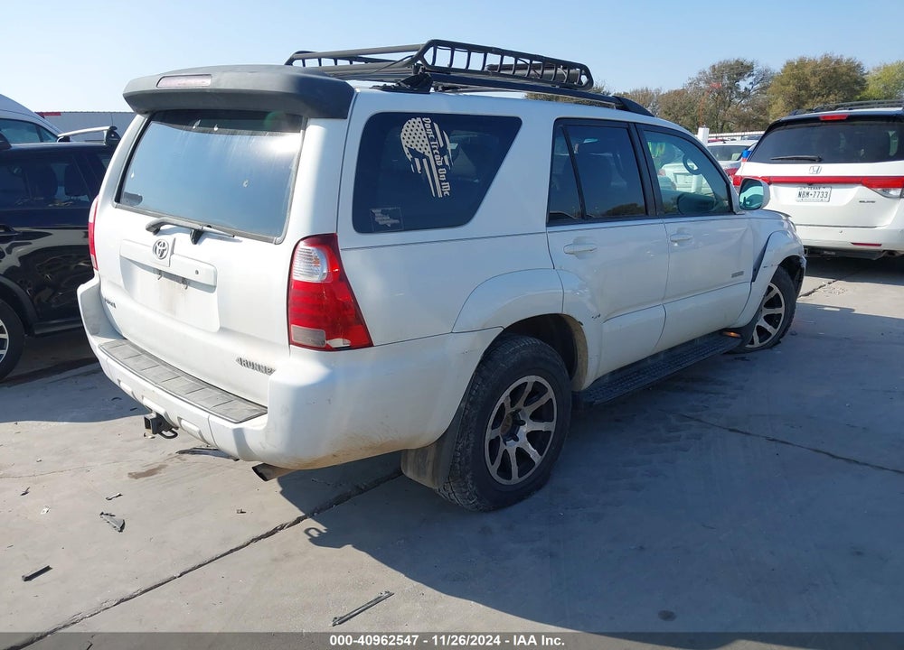 2007 TOYOTA 4RUNNER LIMITED V6 VIN: JTEZU17R178076775