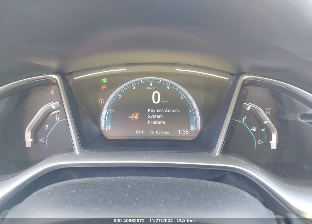 2020 HONDA CIVIC EX VIN: 19XFC1F35LE205687