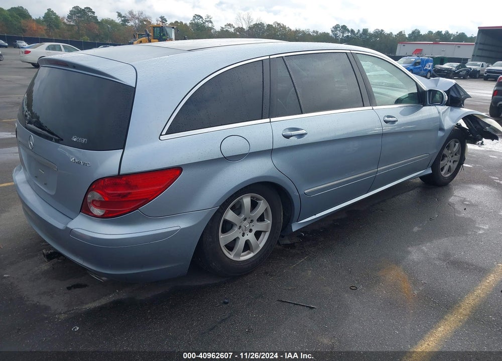 2007 MERCEDES-BENZ R 350 4MATIC VIN: 4JGCB65E67A051520