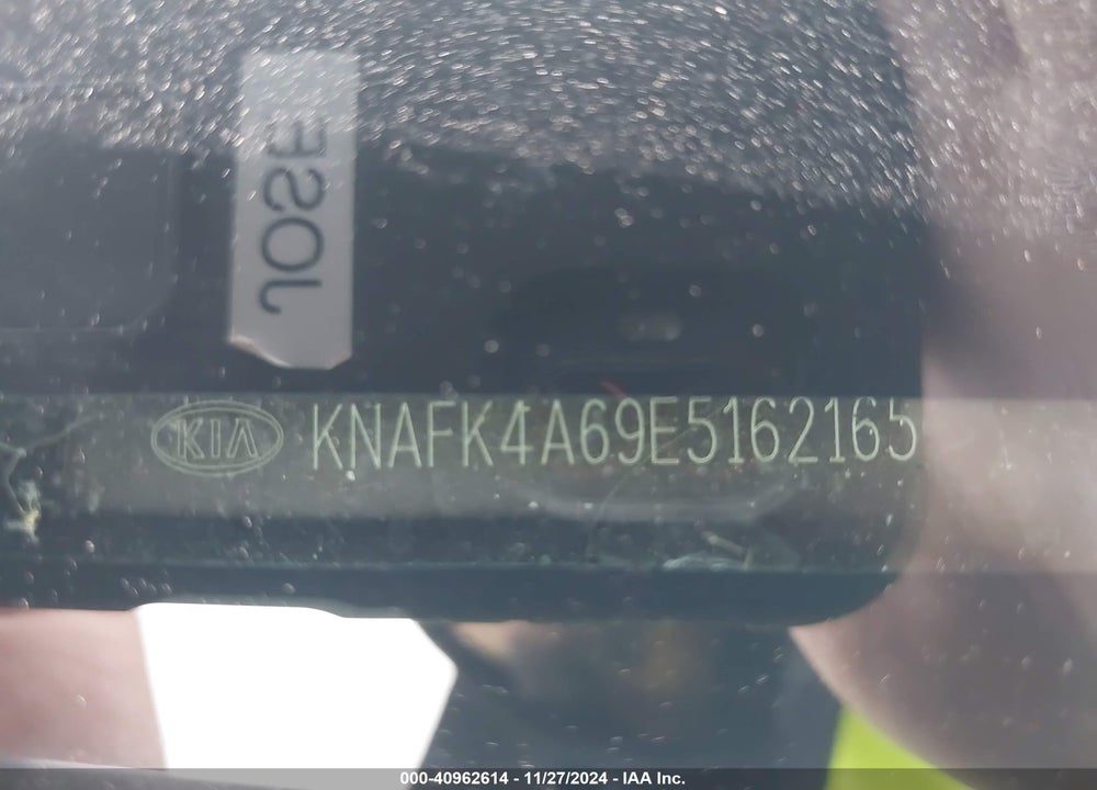 2014 KIA FORTE LX VIN: KNAFK4A69E5162165