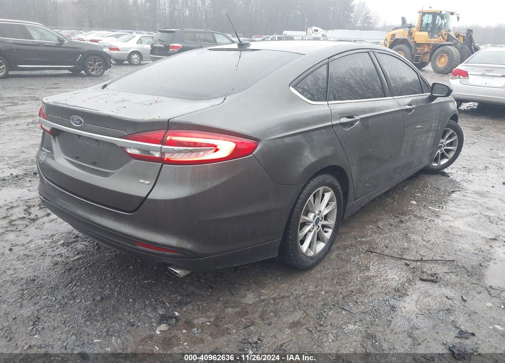 2017 FORD FUSION SE VIN: 3FA6P0H78HR125434