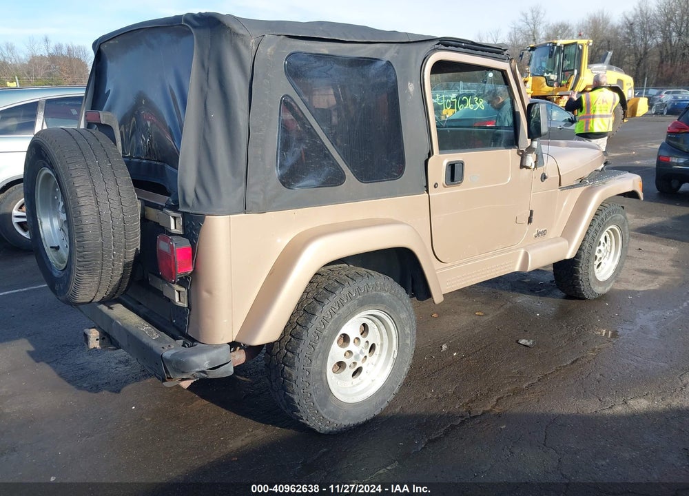 1999 JEEP WRANGLER SAHARA VIN: 1J4FY49S5XP426597