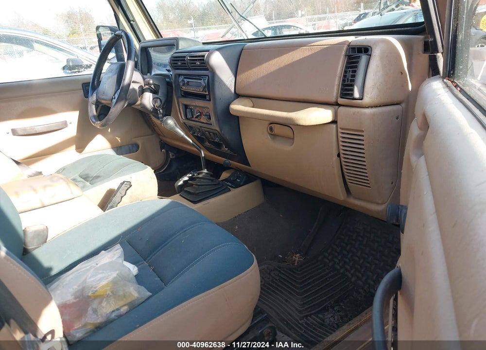 1999 JEEP WRANGLER SAHARA VIN: 1J4FY49S5XP426597