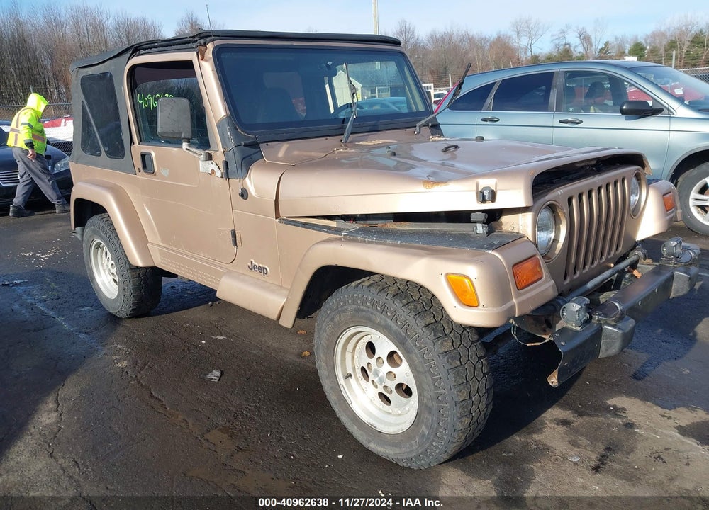 1999 JEEP WRANGLER SAHARA VIN: 1J4FY49S5XP426597