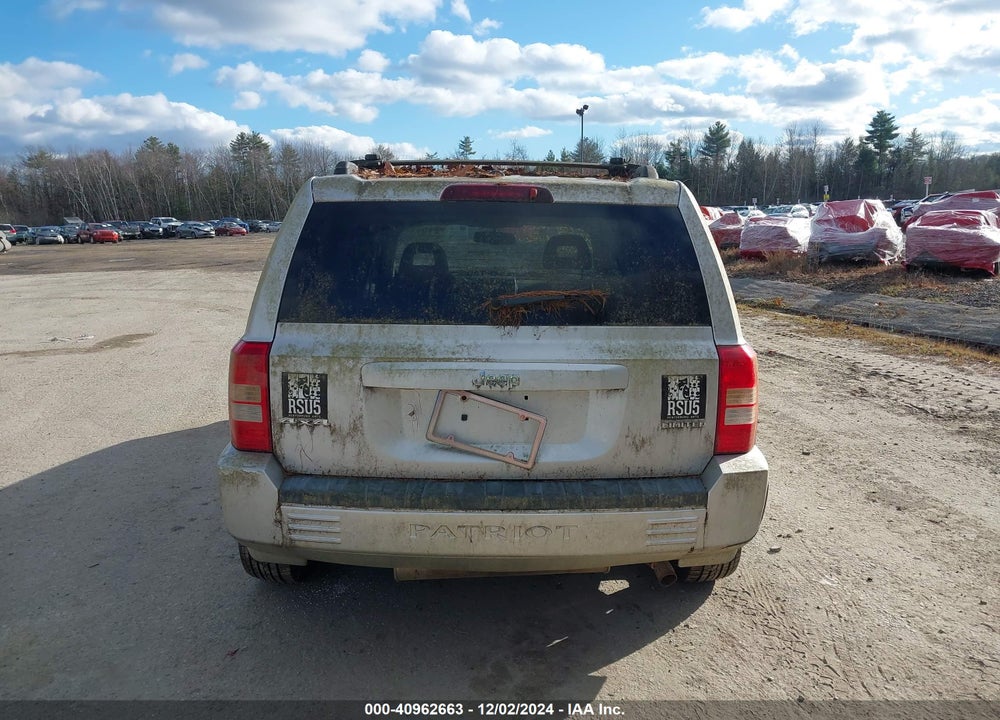 2007 JEEP PATRIOT LIMITED VIN: 1J8FF48W47D377676