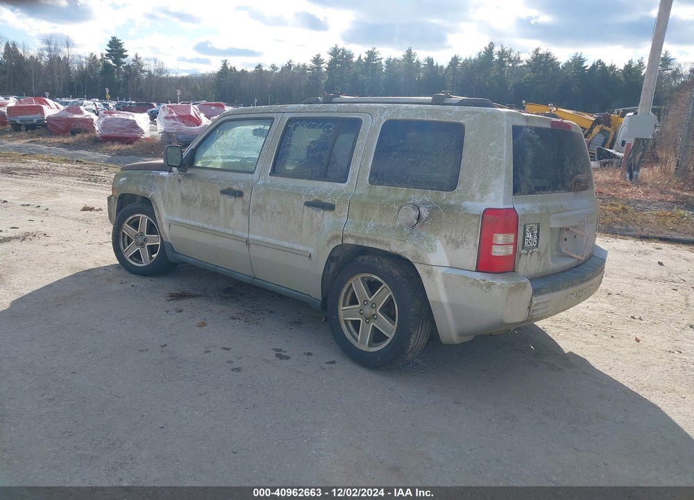 2007 JEEP PATRIOT LIMITED VIN: 1J8FF48W47D377676