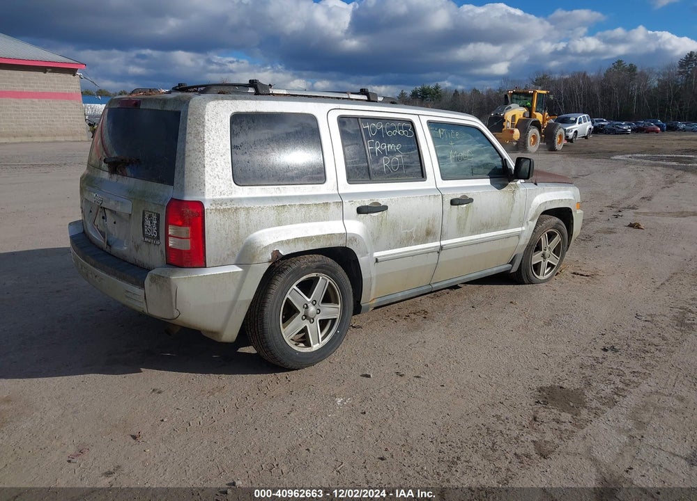 2007 JEEP PATRIOT LIMITED VIN: 1J8FF48W47D377676