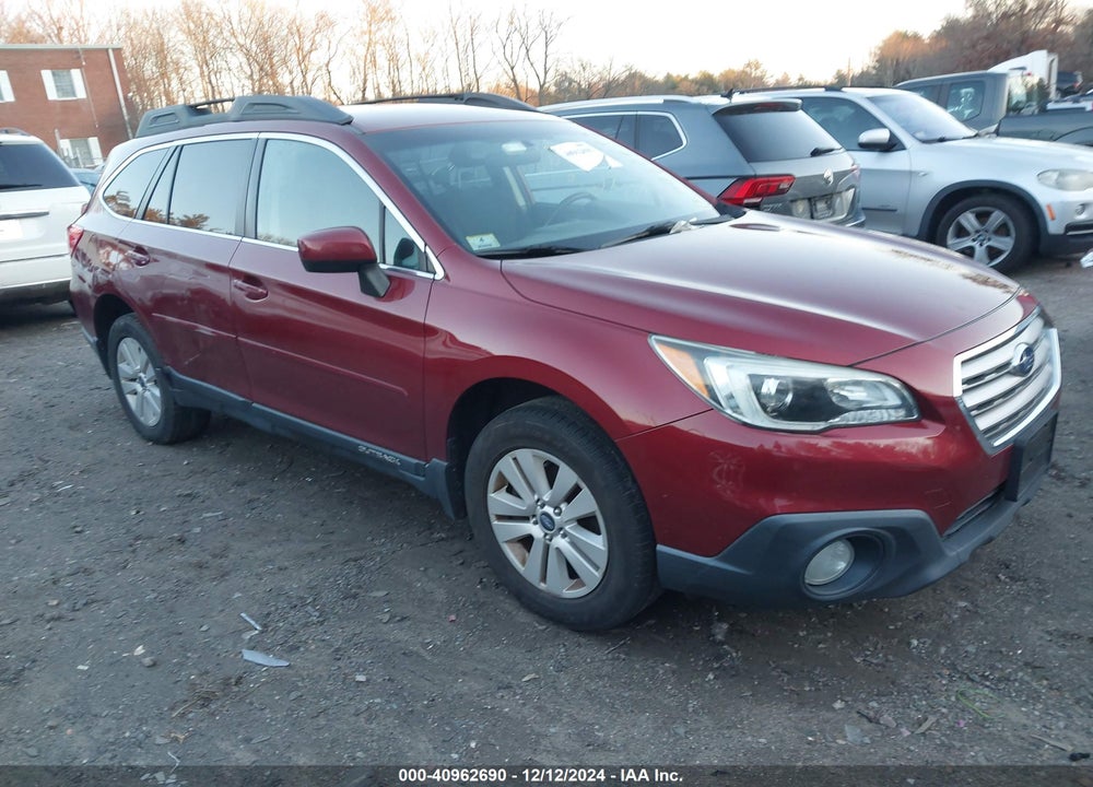 2016 SUBARU OUTBACK 2.5I PREMIUM VIN: 4S4BSACC2G3299008