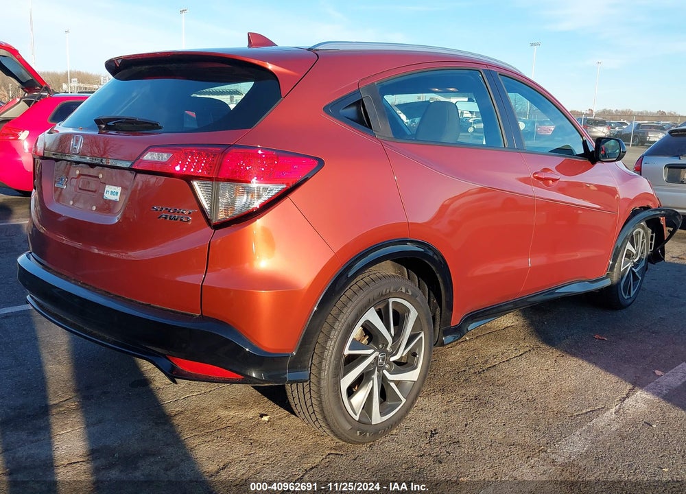 2019 HONDA HR-V SPORT VIN: 3CZRU6H19KG713015