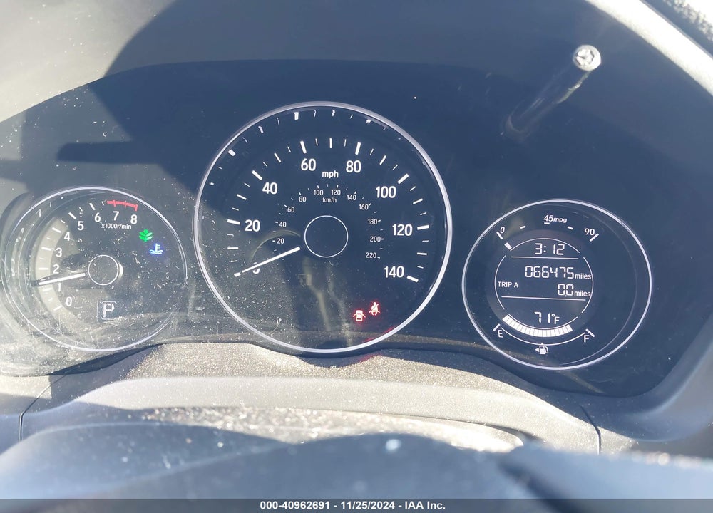 2019 HONDA HR-V SPORT VIN: 3CZRU6H19KG713015