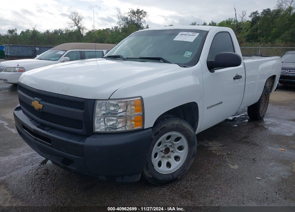 2012 CHEVROLET SILVERADO 1500 WORK TRUCK VIN: 1GCNCPEX7CZ204838
