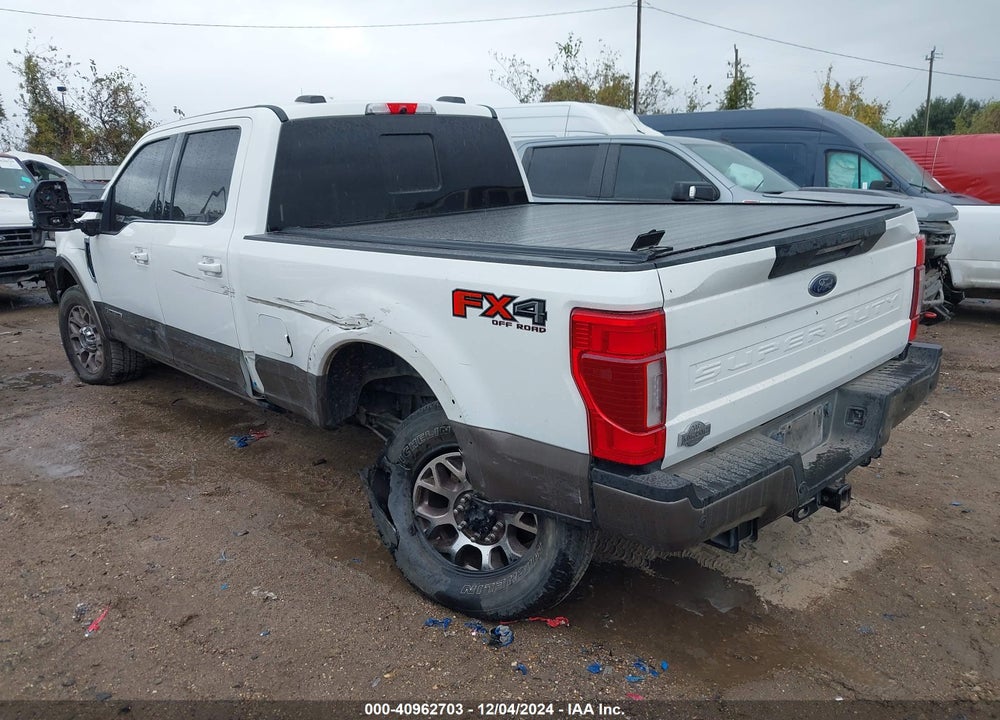 2021 FORD F250 VIN: 1FT7W2BT7MEC81254