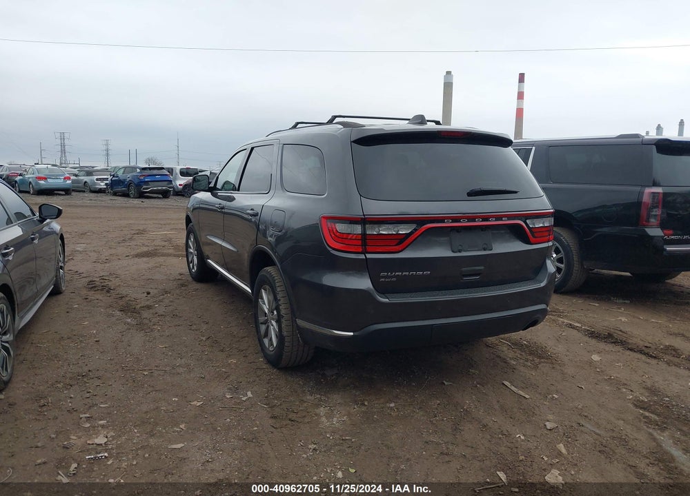 2017 DODGE DURANGO SXT AWD VIN: 1C4RDJAG8HC601454