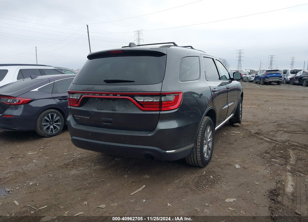 2017 DODGE DURANGO SXT AWD VIN: 1C4RDJAG8HC601454