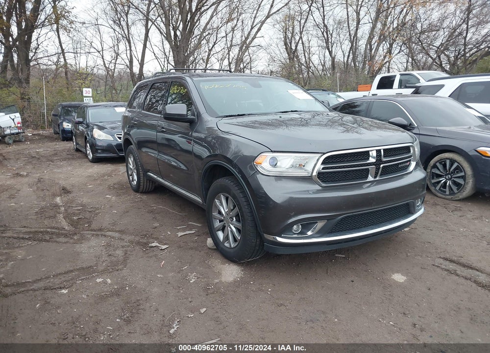 2017 DODGE DURANGO SXT AWD VIN: 1C4RDJAG8HC601454