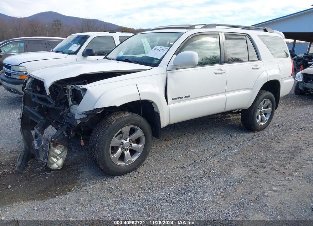 2007 TOYOTA 4RUNNER LIMITED V6 VIN: JTEBU17R870121503