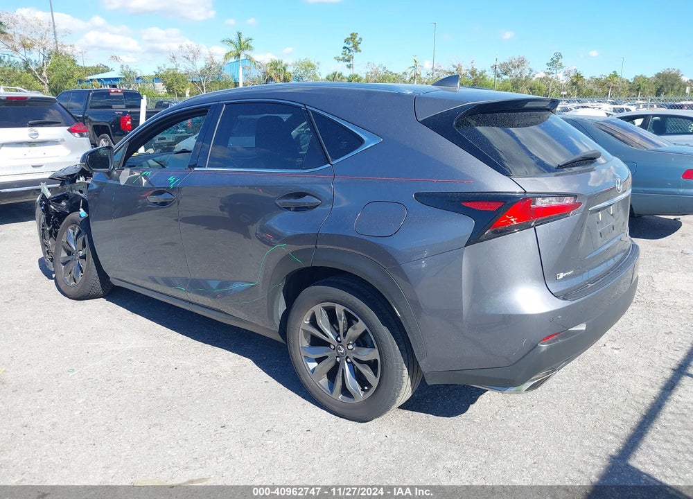 2016 LEXUS NX 200T F SPORT VIN: JTJYARBZ6G2043141