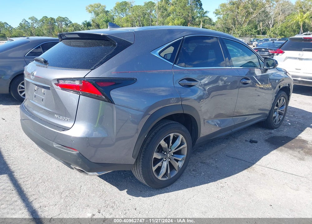 2016 LEXUS NX 200T F SPORT VIN: JTJYARBZ6G2043141