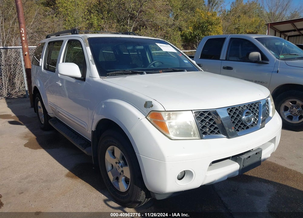 2007 NISSAN PATHFINDER SE VIN: 5N1AR18U17C611201