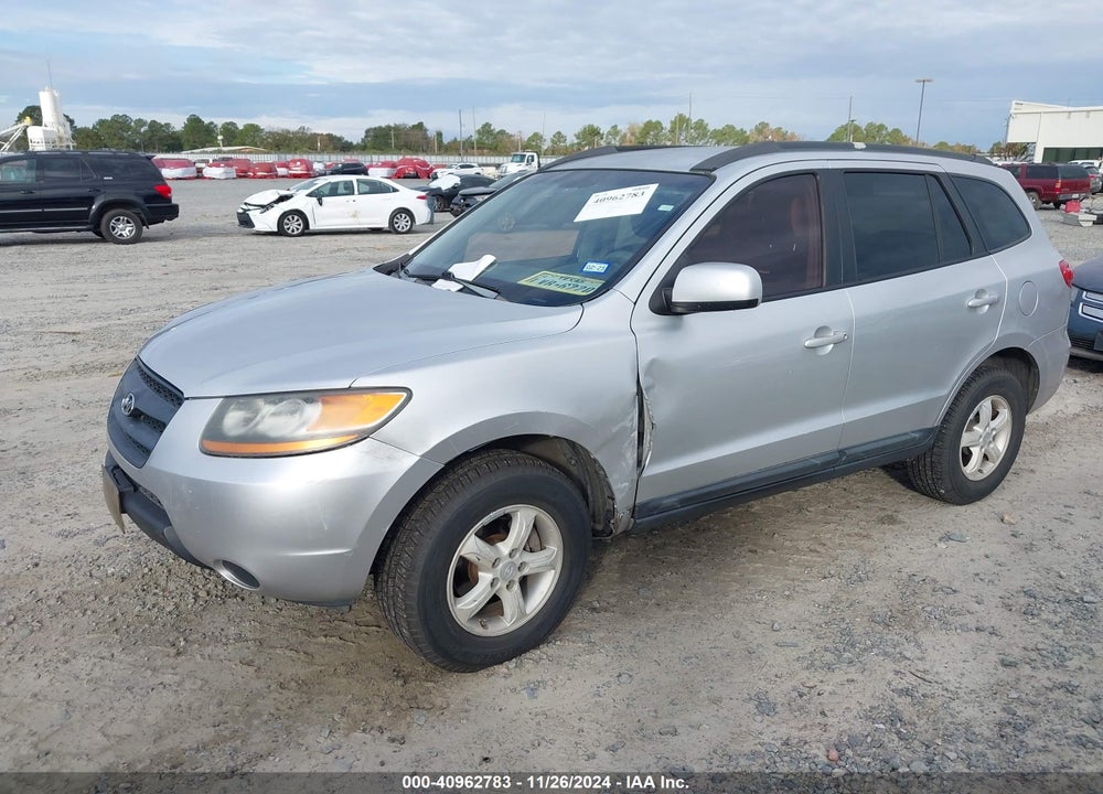 2008 HYUNDAI SANTA FE GLS VIN: 5NMSG13D28H158392