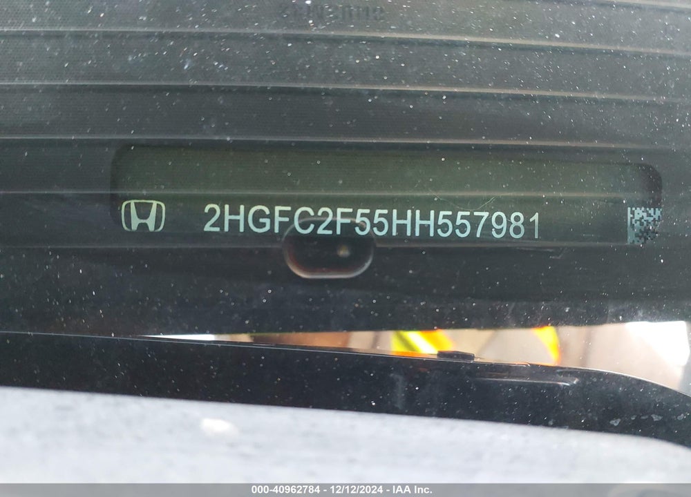 2017 HONDA CIVIC LX VIN: 2HGFC2F55HH557981