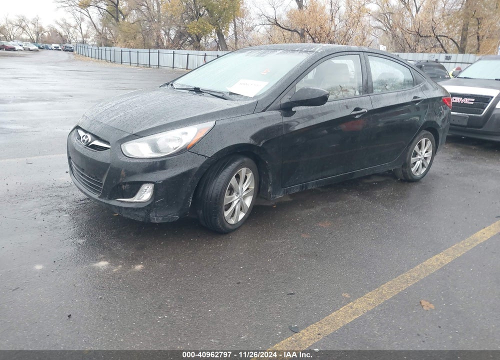 2013 HYUNDAI ACCENT GLS VIN: KMHCU4AE8DU463145