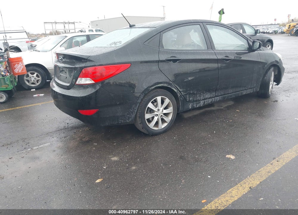 2013 HYUNDAI ACCENT GLS VIN: KMHCU4AE8DU463145