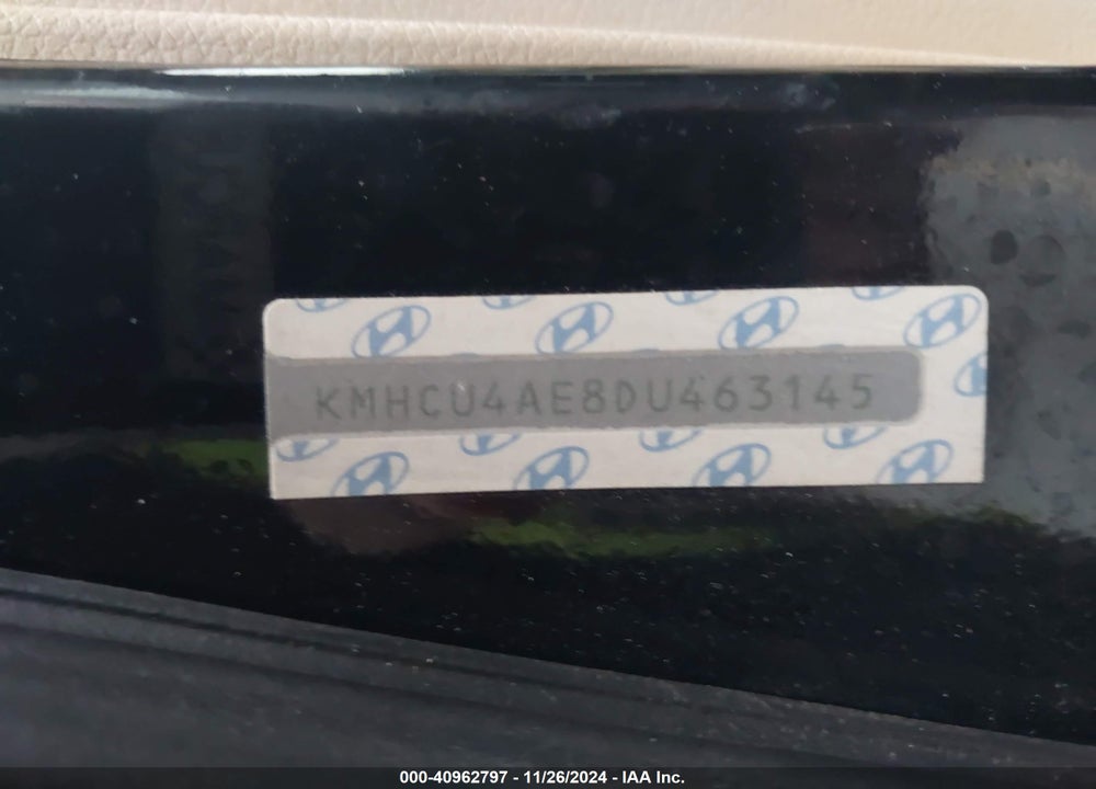 2013 HYUNDAI ACCENT GLS VIN: KMHCU4AE8DU463145