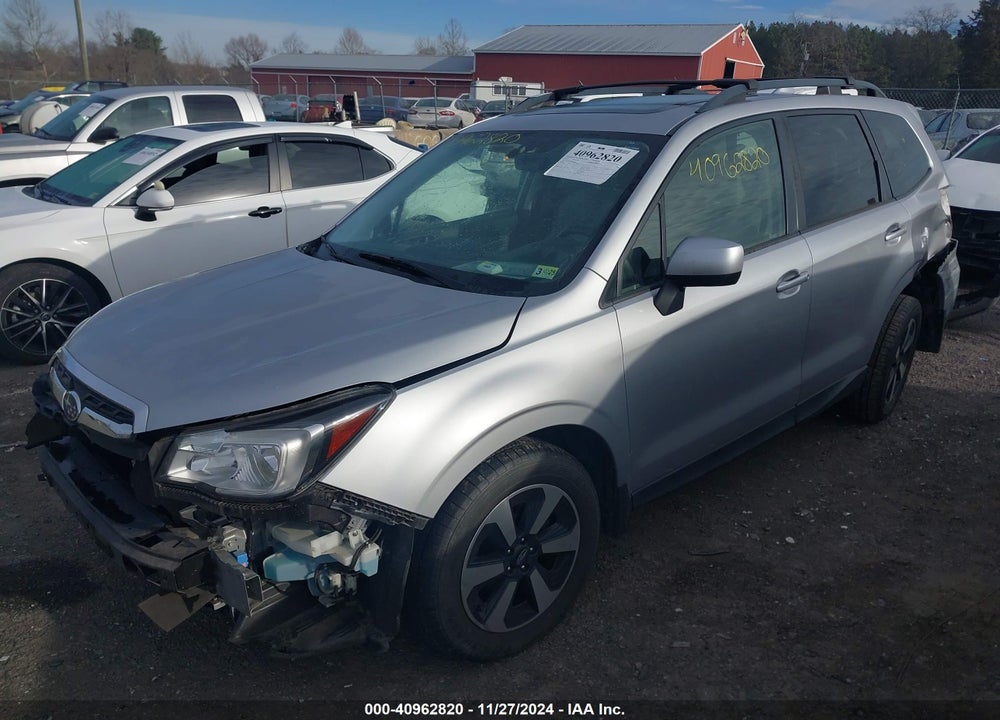 2018 SUBARU FORESTER 2.5I PREMIUM VIN: JF2SJAEC7JH454491