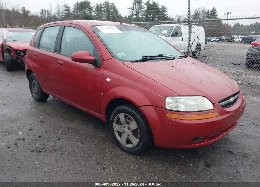 2007 CHEVROLET AVEO 5 LS VIN: KL1TD66627B769377