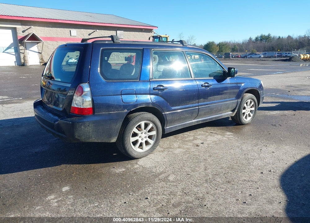2006 SUBARU FORESTER 2.5X VIN: JF1SG65686H712003