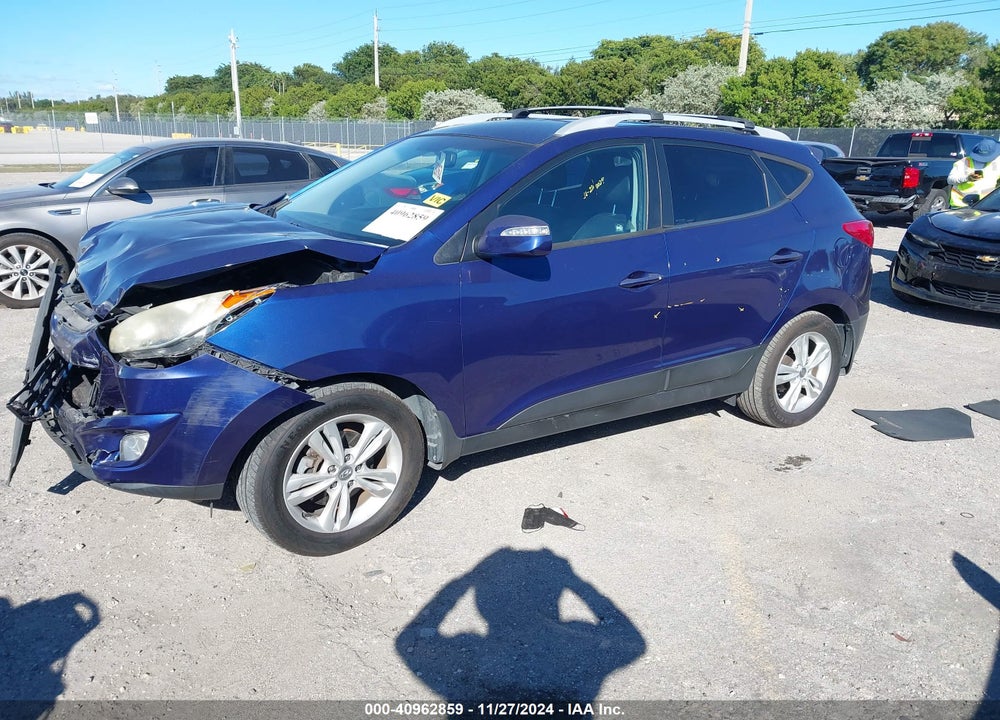2013 HYUNDAI TUCSON GLS VIN: KM8JU3AC6DU648438