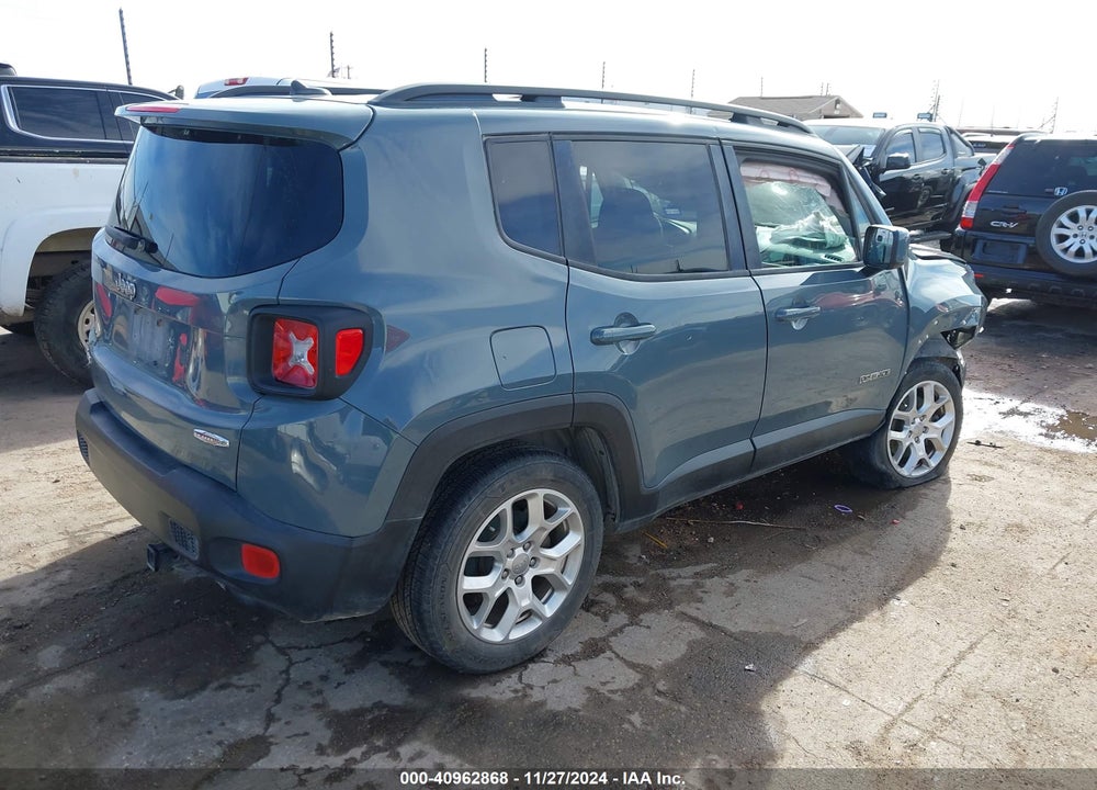 2017 JEEP RENEGADE LATITUDE 4X4 VIN: ZACCJBBB9HPF95151