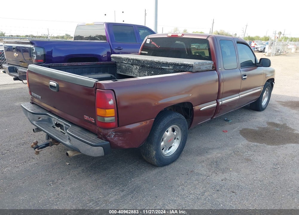 2002 GMC SIERRA 1500 SLE VIN: 2GTEC19T321207957