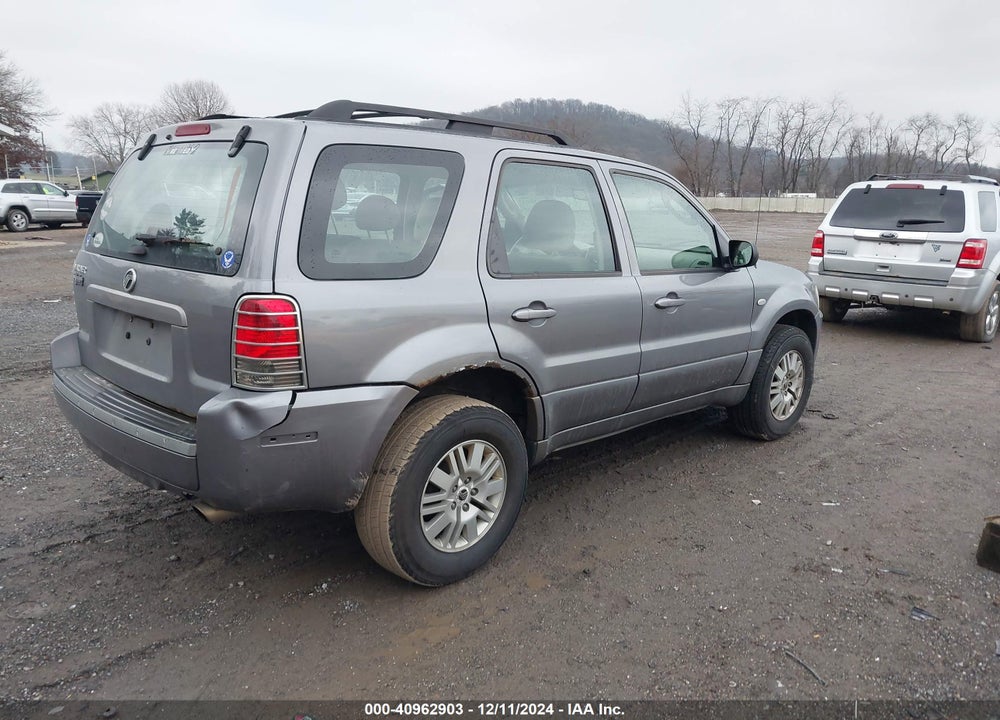 2007 MERCURY MARINER CONVENIENCE VIN: 4M2YU80Z87KJ15166