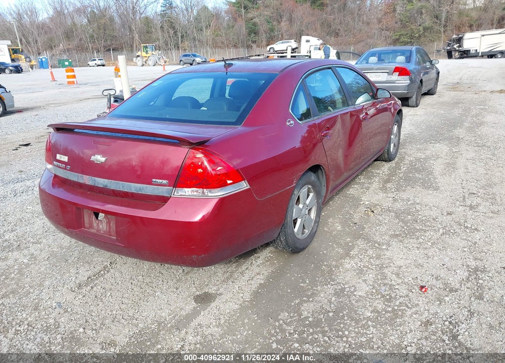 2008 CHEVROLET IMPALA VIN: 2G1WT58K781287768
