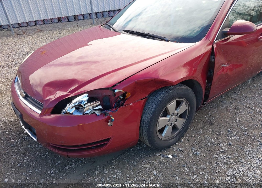 2008 CHEVROLET IMPALA VIN: 2G1WT58K781287768